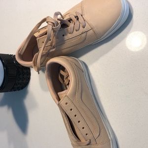 New leather VANS size 7 (Women)